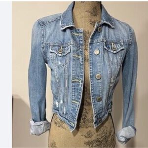 American Eagle Outfitters Light Blue Jean Jacket